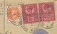 GB 1896 QV 2D PS Uprated Jubilee ½ D 6 D (2x) REGISTERED / NORWOOD-St.B.O.E.C. - Briefe U. Dokumente