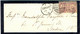 GB 1872 QV 1/2 D. Pl. 8 Vertical Pair 'OT-PT', Extremely Rare Multiple Postage - Storia Postale