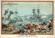 Chromo Chocolat D'Aiguebelle - Guerre Sino-Japonaise Combat Naval Du Yalu ( 25 Octobre 1894 ) Texte Au Dos TB.Etat - Aiguebelle