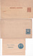 ARGENTINE - ENTIER POSTAL AVANT 1900 - 3 BANDES COMPLETES NEUVES - Postwaardestukken