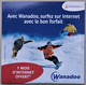 - Pochette CD ROM De Connexion Internet - WANADOO - - Internetanschluss-Sets