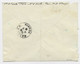 INDOCHINE 30C LETTRE COVER AVION TOURANE 14.6.1938 + FORCE NAVALE FM DUMONT D'URVILLE POUR ALGER TAXE 6FR MANUSCRITE - Naval Post