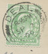 GB „DEAL / +“ Double Ring (26 Mm – CBP Type 9/26 – POSTMARK-ERROR) RP Pc 1909 - Storia Postale