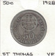 Sao Tome And Principe 50 Centavos 1928, KM#1, Scarce - Sao Tome Et Principe