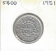 Sao Tome And Principe , Saint Thomas 50 Centavos 1951, KM#13, 72K Mintage, Scarce - Sao Tome Et Principe