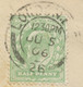 GB 1906 EVII ½d Yellowgreen On Over W. CDS Double Ring „LONDON.E / 26“ To USA - Storia Postale