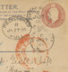 GB 1906 EVII Superb 3D PS Registered Envelope (format G) HULL-BREMEN UNDERPAID - Covers & Documents