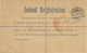 GB 1906 EVII Superb 3D PS Registered Envelope (format G) HULL-BREMEN UNDERPAID - Brieven En Documenten