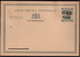 HONG KONG - QV - GB / ENTIER POSTAL SURCHARGE 1 C/4 C - STATIONERY CARD (ref LE3550) - Postal Stationery