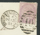 GB 1881 QV 1d Bluish Lilac 14 Dots Duplex SOUTH-KENSINGTON-S.W. / 10 LAST DAY! - ....-1951 Pre-Elizabeth II