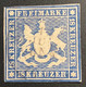 Württemberg Mi 15=1500€ GEPR. THOMA BPP, 1859 18 Kr Dunkelblau Gestempelt, RARITÄT IN GUTER ERHALTUNG (crypto Bitcoin - Oblitérés