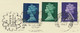 GB 1967 Machin 3D, 9D + 1 Sh 6D FDC PORTSMOUTH & SOUTHSEA - PORTSMOUTH AND SUNNY SOUTHSEA FOR THE HOLIDAY OF LIFETIME" - 1952-1971 Pre-Decimal Issues