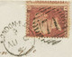 GB 1862 QV 1d Perf. 14 VARIETY Fully Misperforated Duplex-cancel LONDON-E.C / 74 - Varietà, Errori & Curiosità