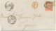 GB 1865 QV 4d Bright Red Small White Corner Letters Pl.4 With Harlines VARIETY - Plaatfouten En Curiosa