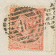 GB 1865 QV 4d Bright Red Small White Corner Letters Pl.4 With Harlines VARIETY - Errors, Freaks & Oddities (EFOs