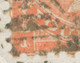 GB 1865 QV 4d Pale Red White Corner Letters Pl.4 W Hairlines INVERTED WMK - Varietà, Errori & Curiosità