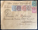 Lettre De Constantinople Timbres Levant 1903 N°9 à 15 Obl "Constantinople-Pera Pour Zanzibar ! Par Suez Aden Alexandrie. - Covers & Documents