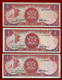 TRINIDAD & TOBAGO BANKNOTE - 3 NOTES 1 DOLLAR (1985) P#36d F/VF (NT#02) - Trinidad & Tobago