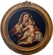 Dipinto Ad Olio Su Tela Madonna Con Bambino Di Ciro De Lucia Con Certificato Autenticità (G50) (5DBEM) - Olii