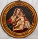 Dipinto Ad Olio Su Tela Madonna Con Bambino Di Ciro De Lucia Con Certificato Autenticità (G50) (5DBEM) - Olii