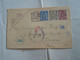 CARTE POSTALE 1942 CENSURE  10C+40+50    E  Vers ITALIA ROME - Autres & Non Classés