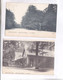 2 CPA BRUXELLES, RUE ET BOIS DE LA CAMBRE  En 1903! - Sets And Collections