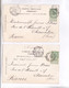 2 CPA BRUXELLES, RUE ET BOIS DE LA CAMBRE  En 1903! - Sets And Collections