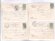 4 CPA BRUXELLES,  BOIS DE LA CAMBRE  En 1903! - Sets And Collections