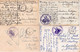 Exceptionnelle Collection De 20 CP Ill Occupation Française Douaniers Rhin & Ruhr 1923-1924 En FM Sf 1 Affranchie à 10c - WW I