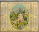 CALENDRIER GF 1937 - Moulin Près De Gorbio (Alpes Mme) Dans Un Médaillon, Imprimeur Oberthur Rennes (calendrier Double) - Big : 1921-40