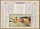 CALENDRIER GF 1937 - Le Pont D'Avignon, Dessin Sans Signature, Imprimeur Oller Puteaux - Grand Format : 1921-40