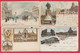 Bruxelles - 10 Cartes Postales Lithographies, Type Gruss , époque +/- 1900 ( Voir Verso ) - Sets And Collections