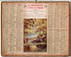 CALENDRIER GF 1936 - La Pèche La Rouvre Sous La Roche D'Oetre (basse Normandie), Imprimeur Oberthur Rennes - Big : 1921-40