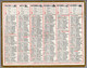 CALENDRIER GF 1935 - Sans Texte Et Sans Photo-image, édition Des P&T - Grand Format : 1921-40