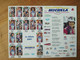 Cyclisme - Carte Publicitaire Recto Verso à Deux Volets MICHELA FANINI RECORD VOX 2001 : Le Groupe - Ciclismo