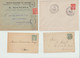 ENVELOPPES  -ENTIERS POSTAUX - CARTES  POSTALES  De FRANCE -  1895 - 1886- 1908--1907-1900... - Overprinted Covers (before 1995)