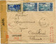 GUYANE FRANCAISE LETTRE RECOMMANDEE CENSUREE DEPART CAYENNE 10-4-45 GUINEE FRANCAISE POUR LA FRANCE - Briefe U. Dokumente