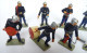 FIGURINE LOT  DE 12 SAPEURS  POMPIERS STARLUX Nouveaux Casques 1987-88 - Pompier 1/32è - Starlux