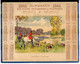CALENDRIER GF 1943 - Chasse à Courre, Aquarelle De J.P. Pinchon, Imprimeur Oberthur (calendrier Double Couverture) - Grand Format : 1941-60