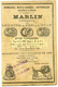 Publicité MARLIN (1899) Constructeur à La CROIX(Indre-&-Loire) Monte-charges + Publicité Trieur MAROT. - 1800 – 1899