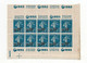 !!! 25C/30C SEMEUSE PUBS GIBBS PANNEAU DE 10 VARIETE BOUCLE DU 5 FERME NEUF ** - Unused Stamps