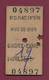 170321 - TICKET TRANSPORT METRO CHEMIN DE FER TRAM - 1947 04897 RIVE DE GIER GIVORS CANAL 3e Cl 3-46 Prix 15.5 - Europe