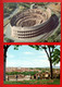 ITALIE . ROMA . " VEDUTA PANORAMICA DAL GIANICOLO " & " IL COLOSSEO " . 2 CPM - Réf. N°29268 - - Colecciones & Lotes