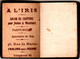 Almanach De Poche Publicitaire 1933 Salon De Coiffure, Parfumerie A L'IRIS, 46 Rue De Marne à Châlons-sur-Marne, 4 Scans - Small : 1921-40