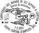 Nuovo - MNH - ITALIA - 2021 - Campionati Del Mondo Di Sci Alpino A Cortina D’Ampezzo – B Zona 1 - Alfanumerico - 2021-...: Nieuw/plakker