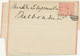 VICTORIA "26 - CHILTERN / VICTORIA" Rare Duplex Postmark VF QV 1/2 D Wrapper - Lettres & Documents