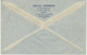 ÄGYPTEN 1953 Republik-AH-Ausg. König Faruk 3-Farben-Frankatur (10 W.) ZENSUR-Bf - Lettres & Documents