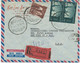 ÄGYPTEN 1963 60 M. (2 X) Verkehrsflugzeug Douglas DC-6 über Al-Azhar-Universität - Covers & Documents