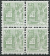 JUGOSLAWIEN 1976/81, Ohrid Nationalmuseum 3 Postfr. Kab.-Viererblöcke, ABARTEN: - Imperforates, Proofs & Errors