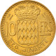 Monnaie, Monaco, Rainier III, 10 Francs, 1950, SUP, Aluminum-Bronze, Gadoury:MC - 1949-1956 Francos Antiguos